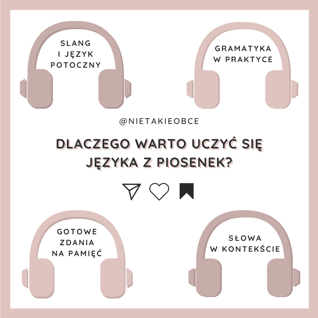 nauka języka z piosenek