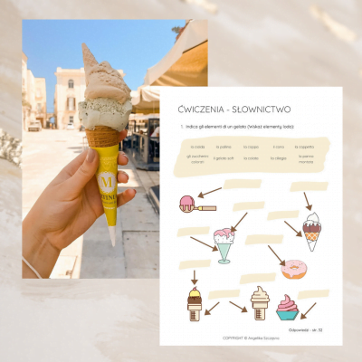 Włoski z Angelą - Il tuo gelato ideale