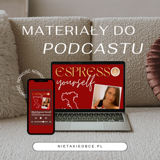 Pakiet: 10 transkrypcji i tłumaczeń do podcastu Włoski Espresso Yourself